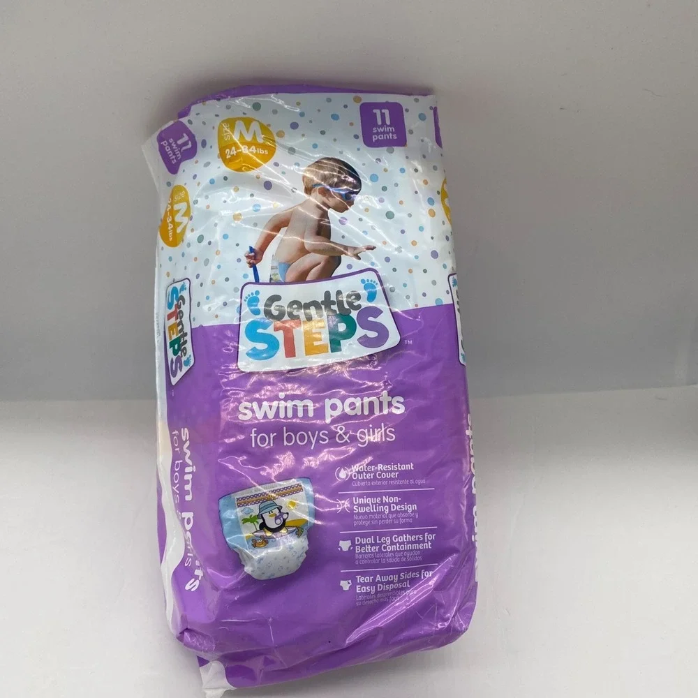 Gentle Steps‎ Swim Pants for Boys & Girls Size M 24-34lbs